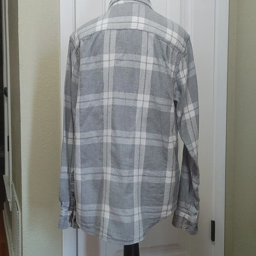 Men's Grey Button Up - Picture 2 of 4